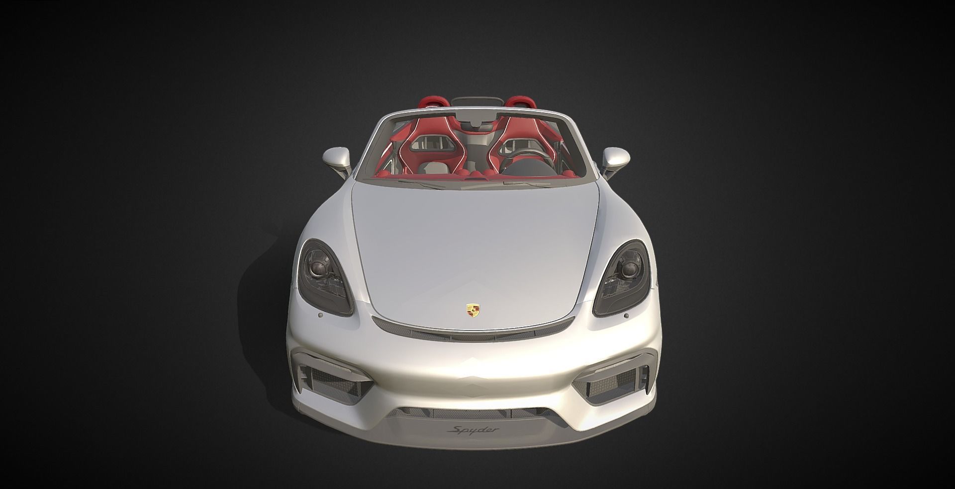 2020 Porsche 718 Spyder 3D model_4