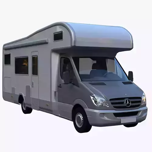 Motorhome mercedes benz rv 3D model