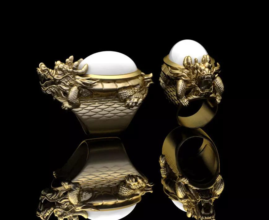 Dragon Ring3 Free 3D print model