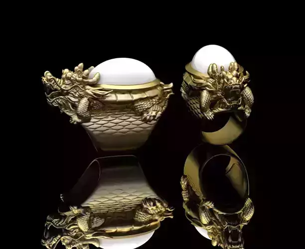 Dragon Ring3 Free 3D print model