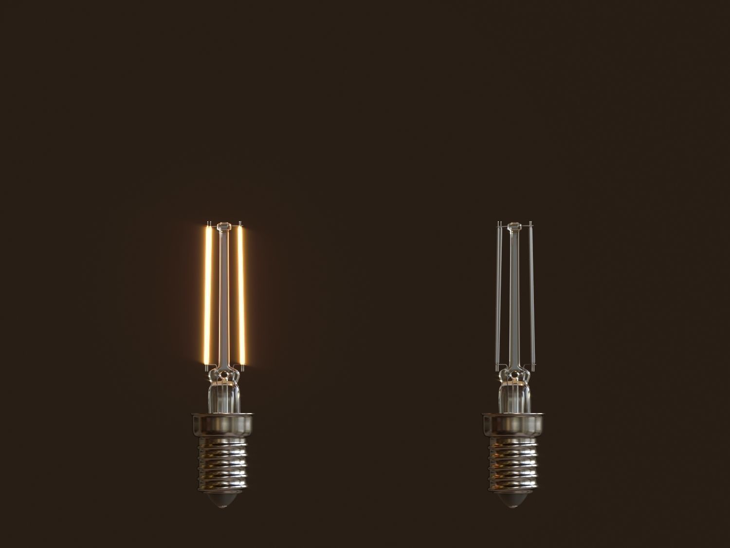 Candelabra Bulb 3D model_4