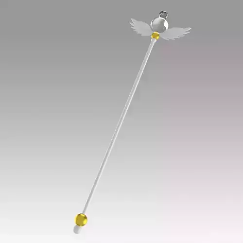 Sailor Moon Stars Sailor Cosmos Chibi Chibi Staff 3D print model