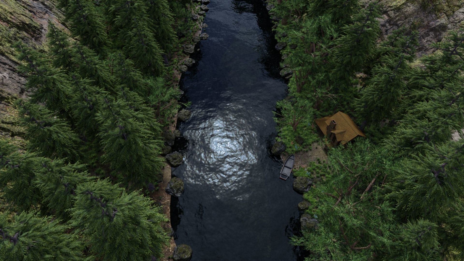 Valley Scene 3D model_6