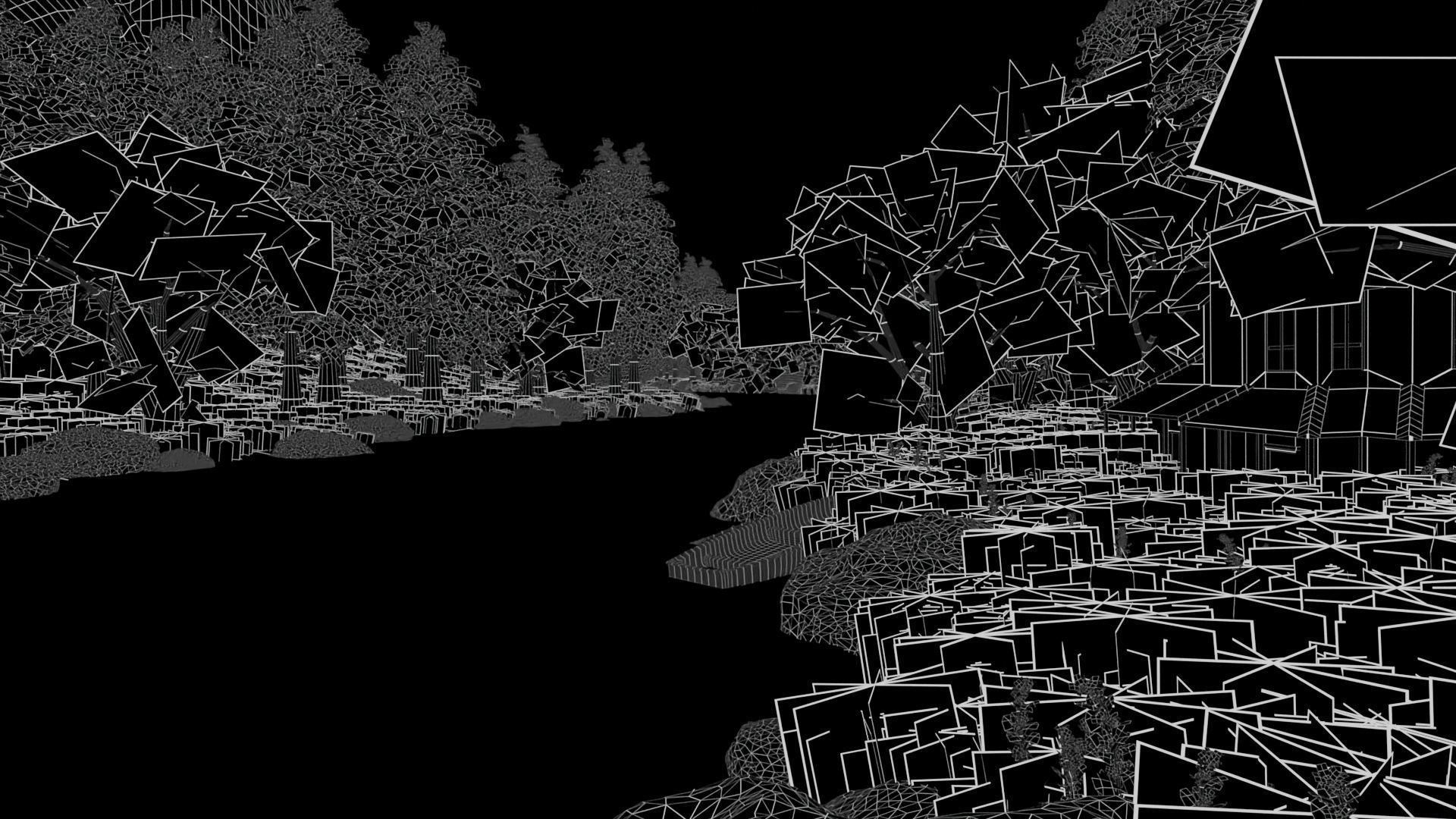 Valley Scene 3D model_9