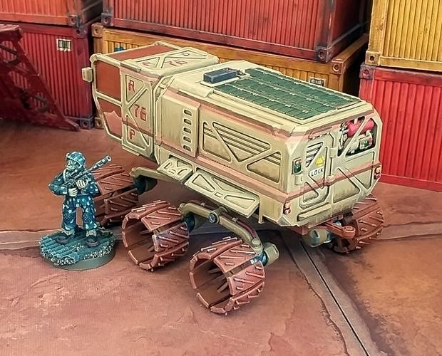 Prospector Rover - 28mm Sci-Fi 3D print model 2