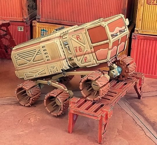 Prospector Rover - 28mm Sci-Fi 3D print model 3