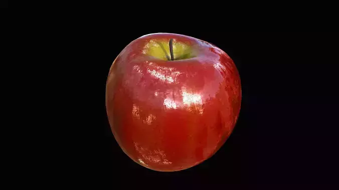 Realistic Apple PBR Game-ready Low-poly 3D model