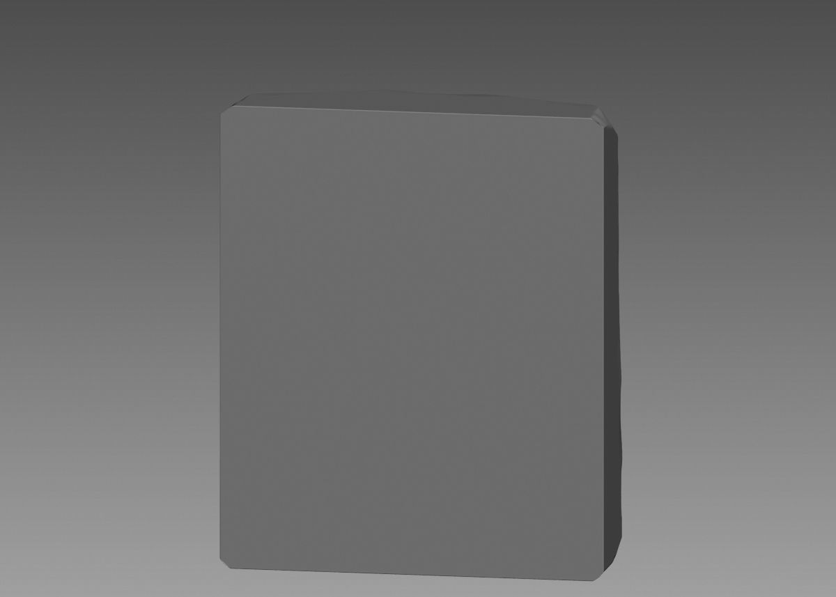 Face modern sculpture 3d print model 3D print model_23