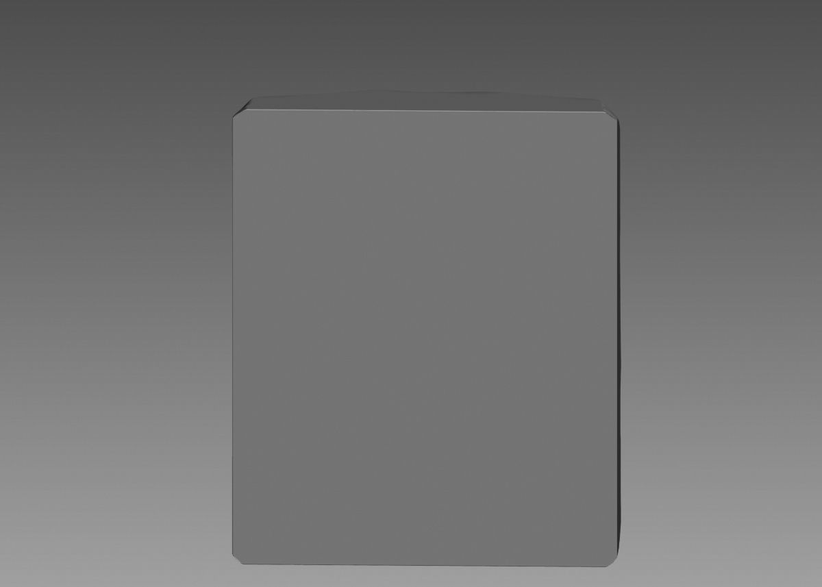 Face modern sculpture 3d print model 3D print model_24