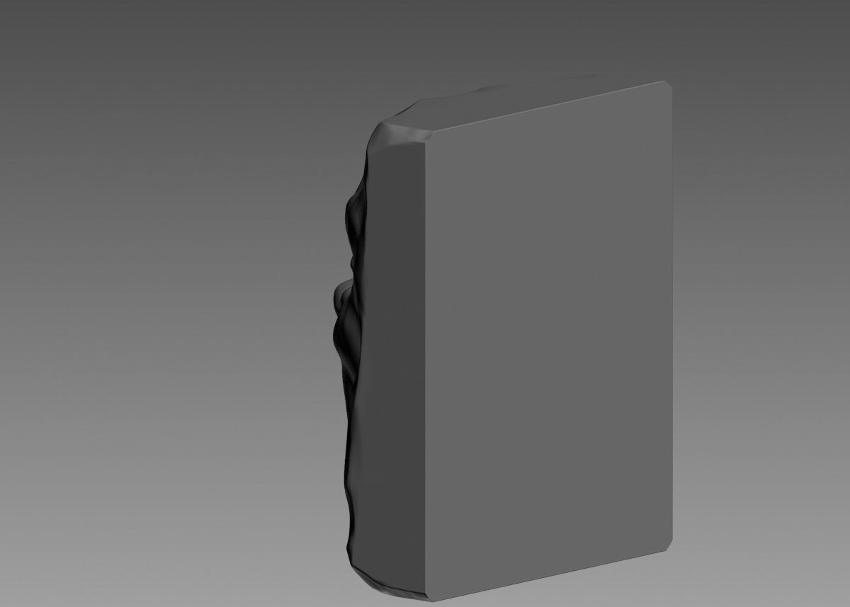 Face modern sculpture 3d print model 3D print model_30