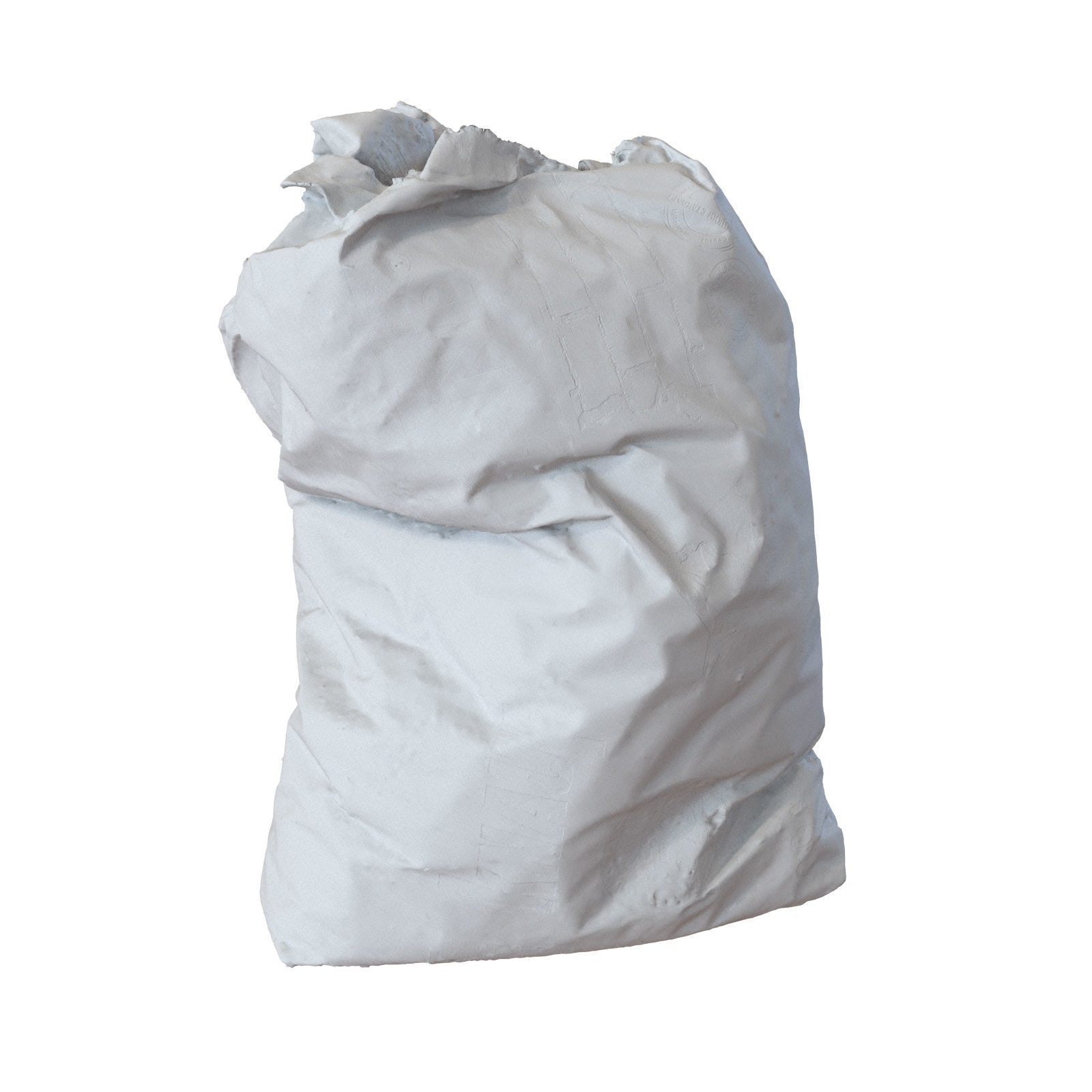 Dry building mix Low-poly 3D model_3