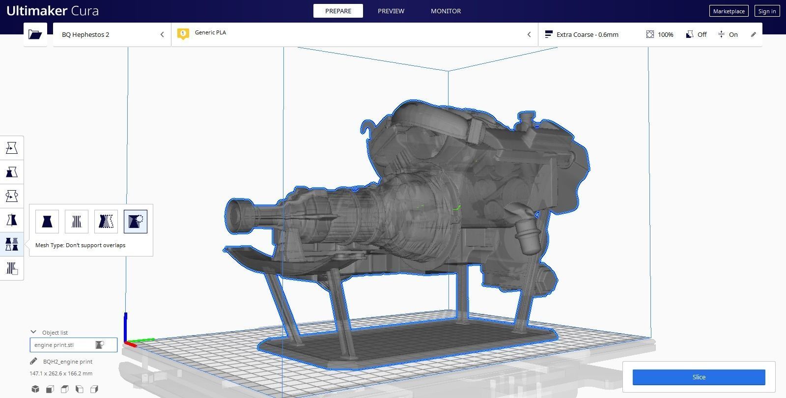 car Engine for 3Dprint 3D print model_7