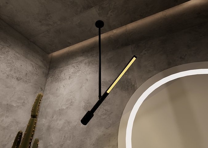 Ceiling based lighting -Revit 2018- 3D model