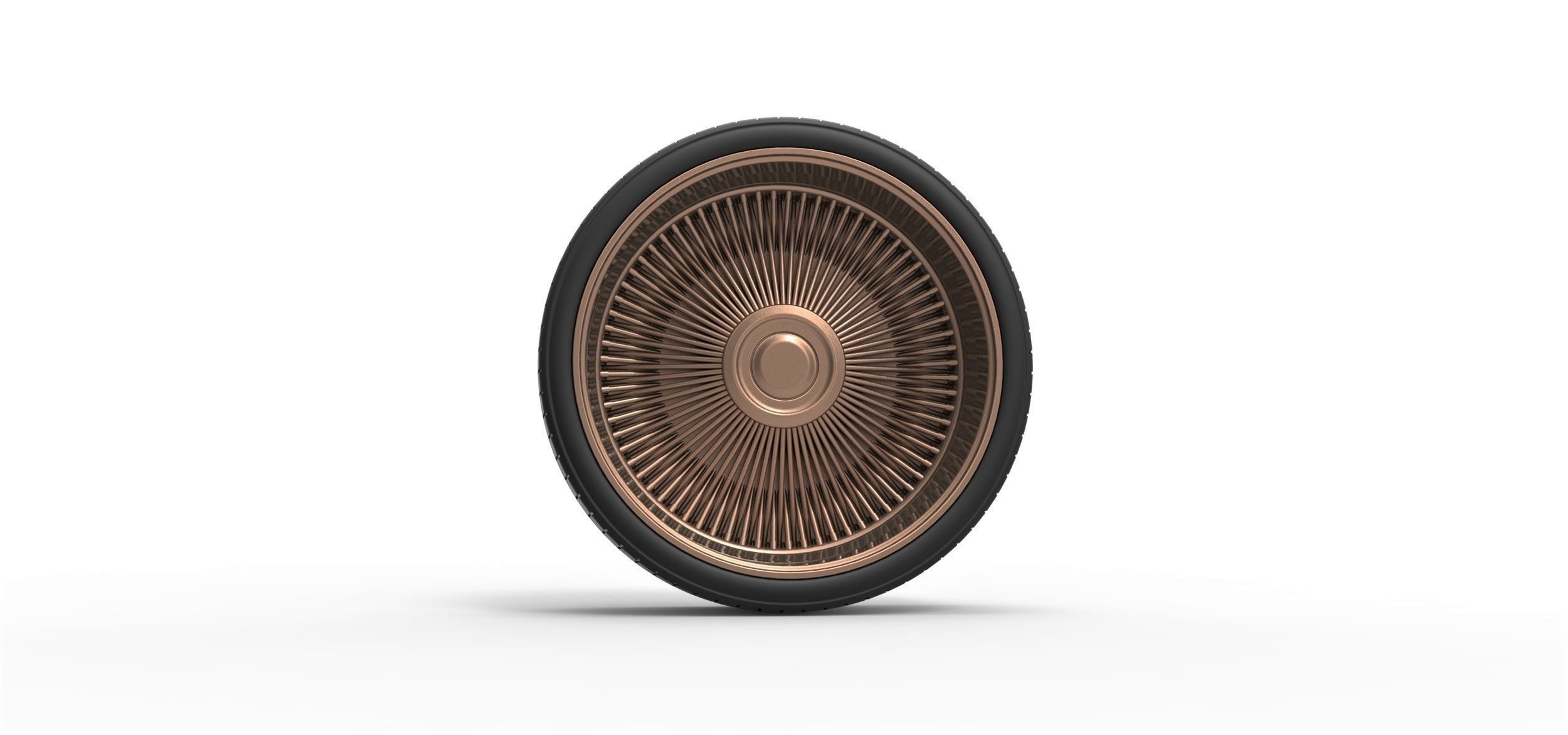 Wire wheel 5 Scale 1 to 10 3D print model_4