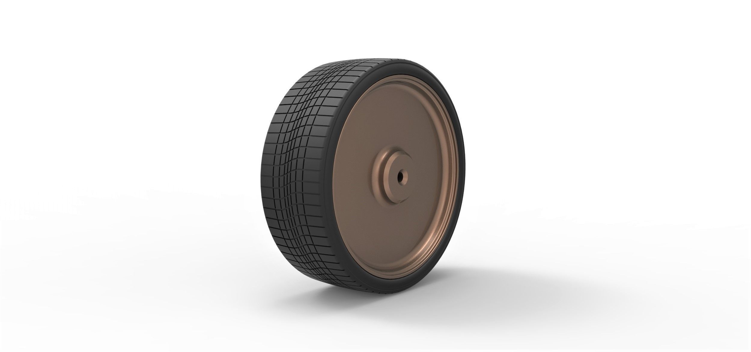 Wire wheel 5 Scale 1 to 10 3D print model_3