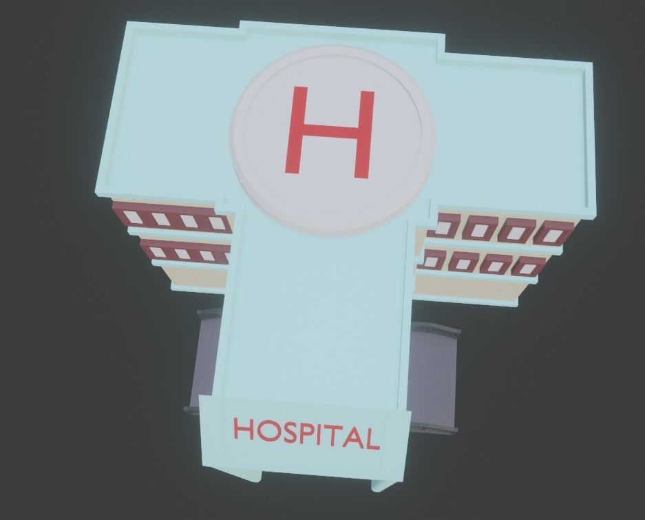 Low Poly City Pack Low-poly 3D model_17