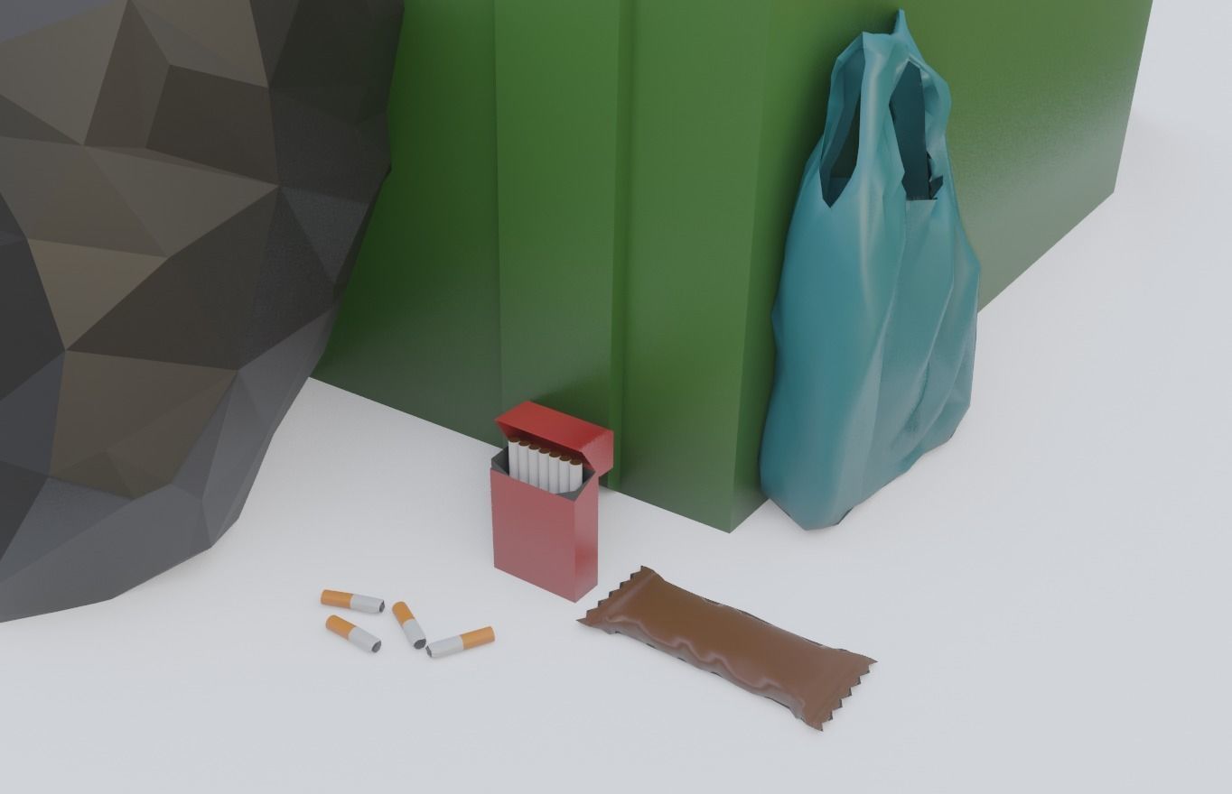Low Poly City Pack Low-poly 3D model_70