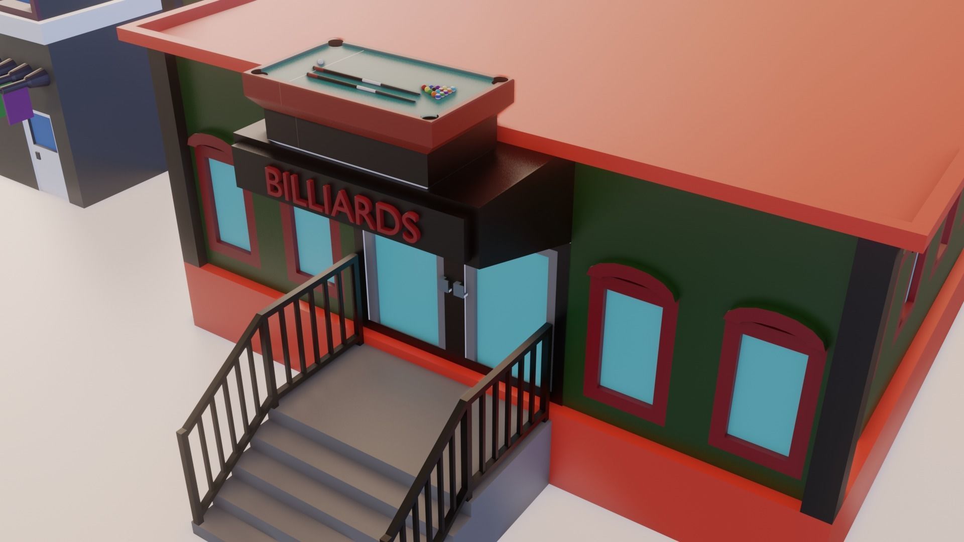 Low Poly City Pack Low-poly 3D model_81