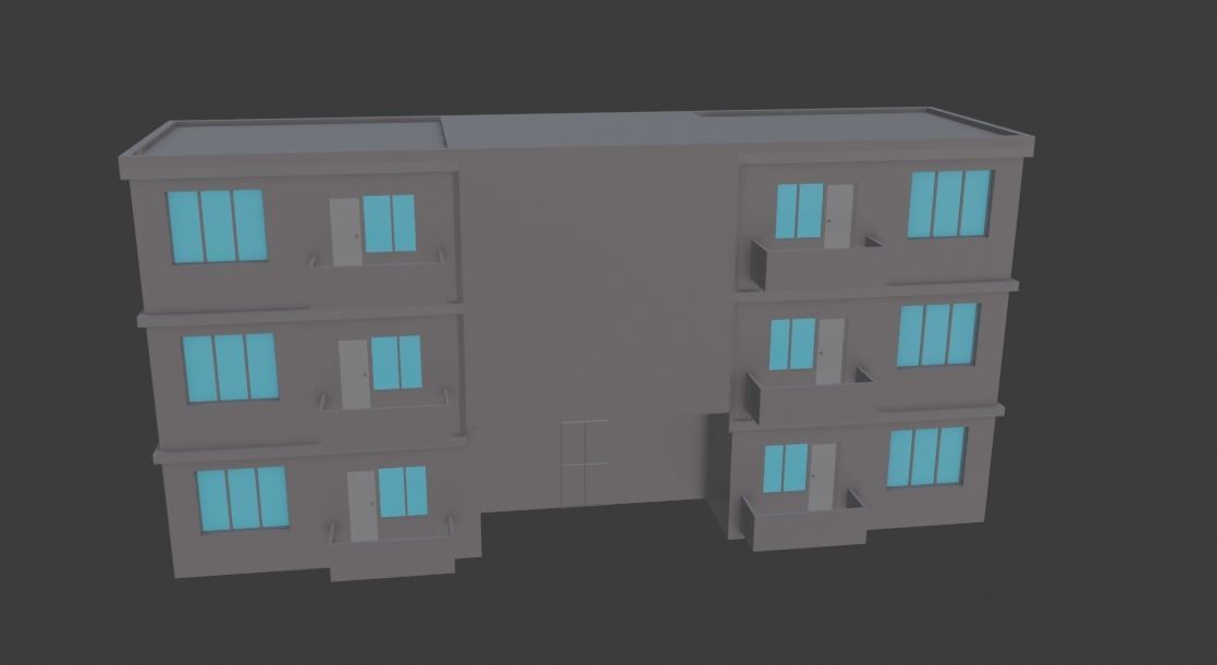 Low Poly City Pack Low-poly 3D model_13