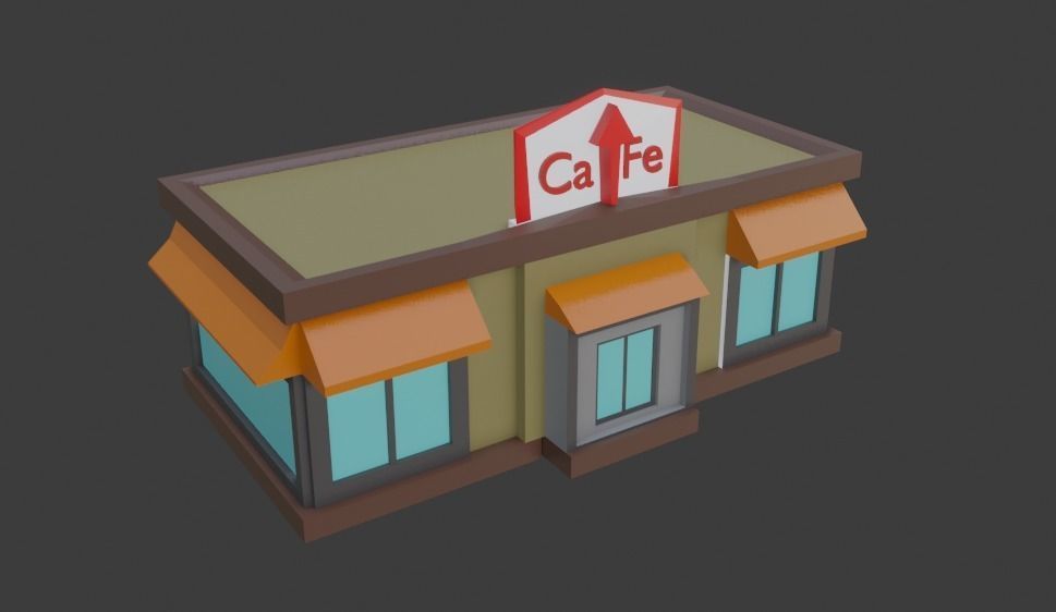 Low Poly City Pack Low-poly 3D model_10