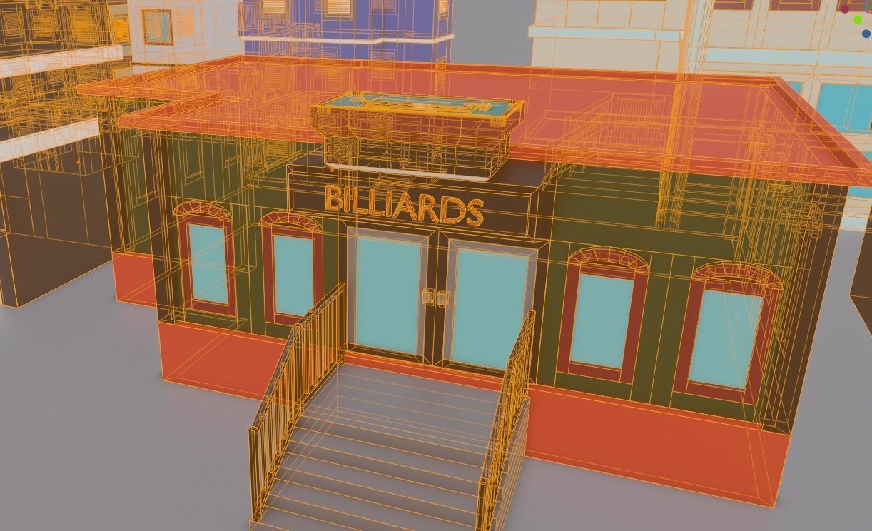 Low Poly City Pack Low-poly 3D model_66