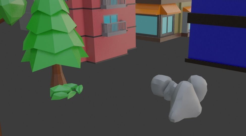 Low Poly City Pack Low-poly 3D model_61