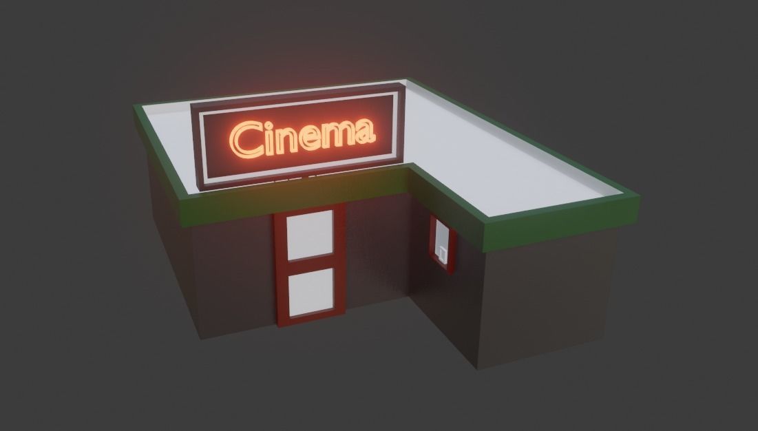 Low Poly City Pack Low-poly 3D model_21