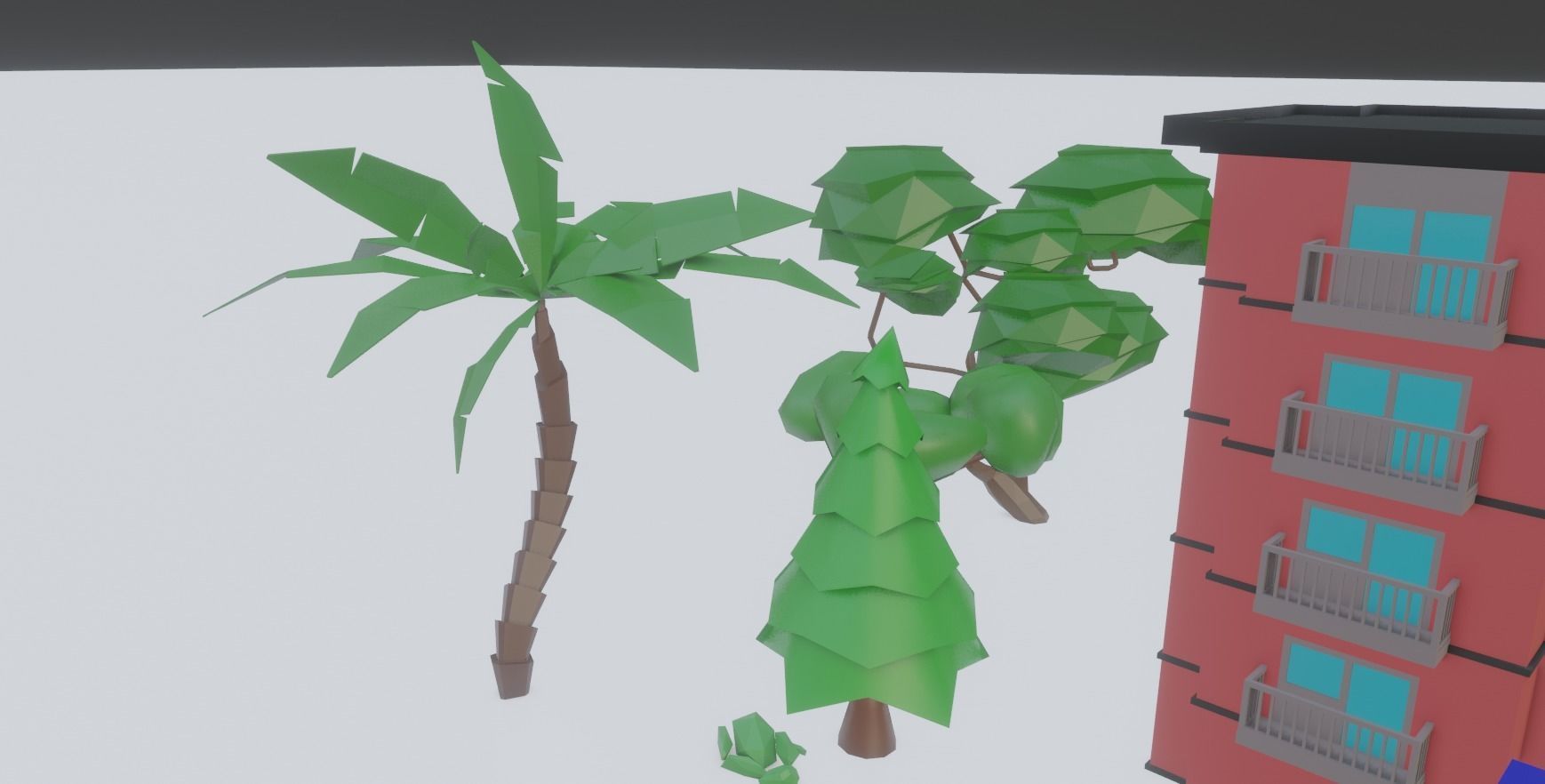 Low Poly City Pack Low-poly 3D model_75