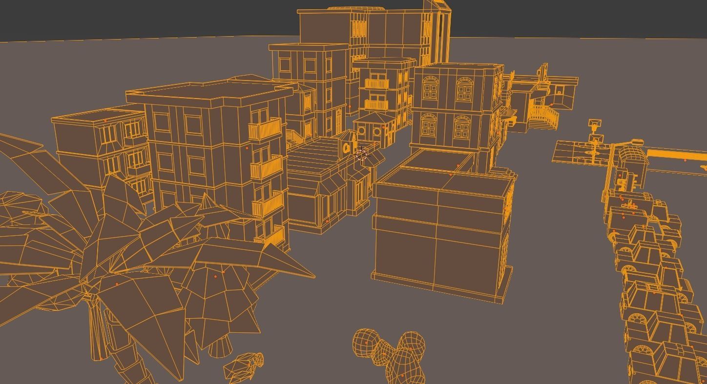 Low Poly City Pack Low-poly 3D model_67