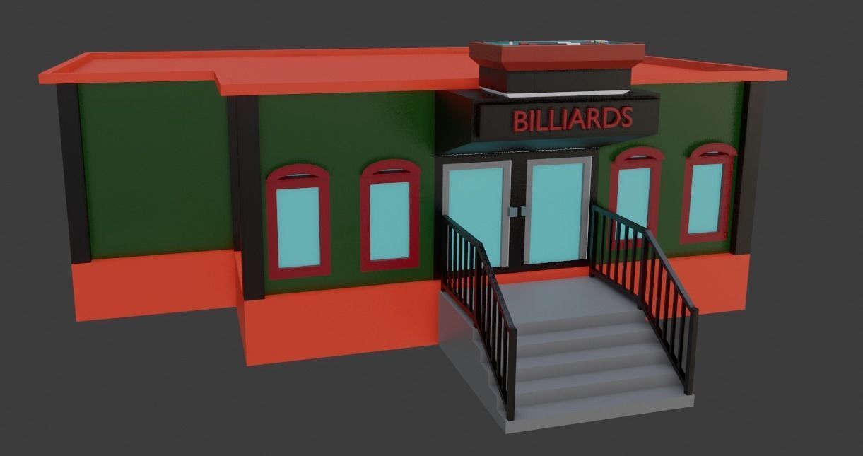 Low Poly City Pack Low-poly 3D model_18