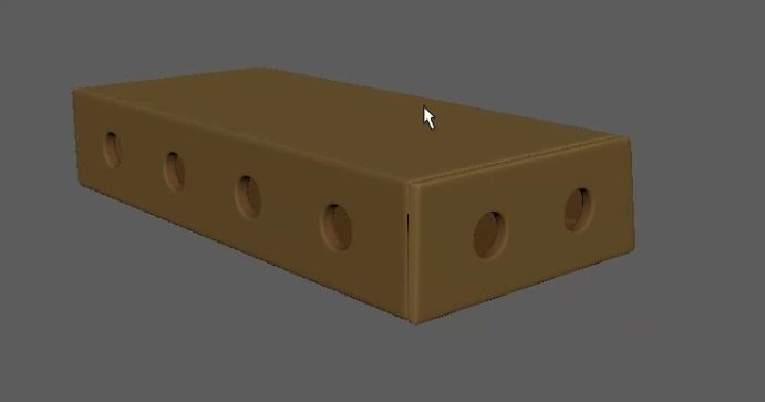 Wooden cage 3D model_2