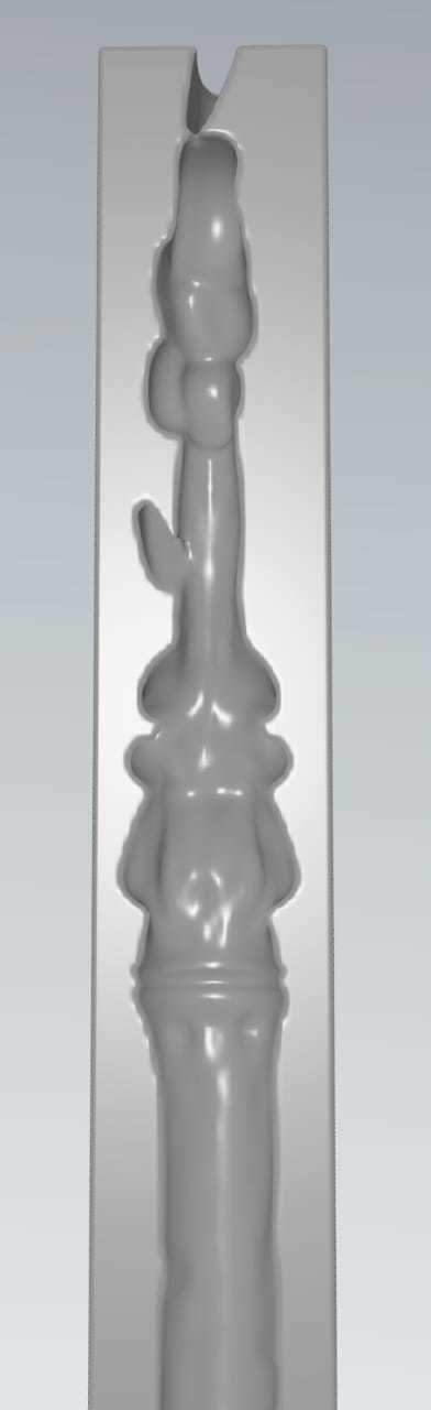 MakeIT Harry Potter Fleur Mold 3D 3D model_2