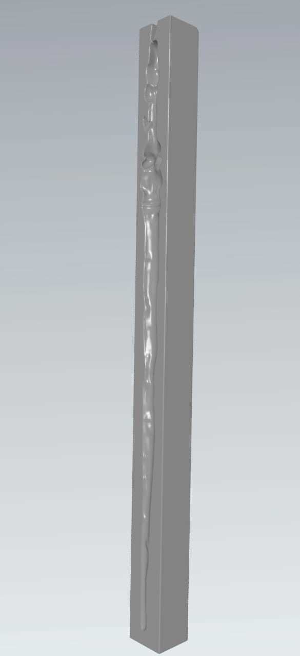 MakeIT Harry Potter Fleur Mold 3D 3D model_8