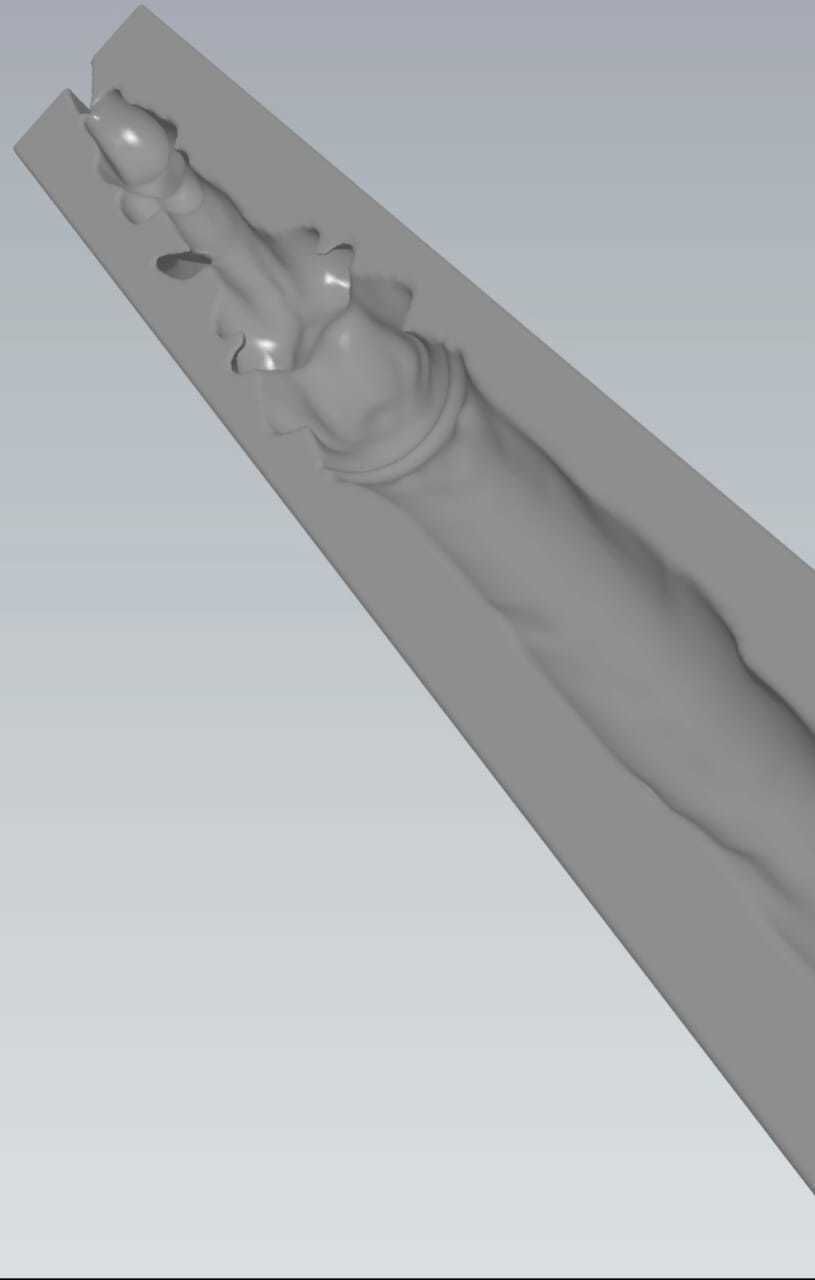 MakeIT Harry Potter Fleur Mold 3D 3D model_3