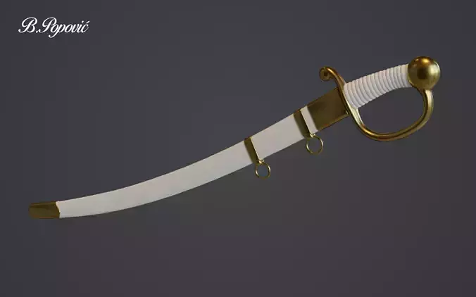 Sabre gold sword