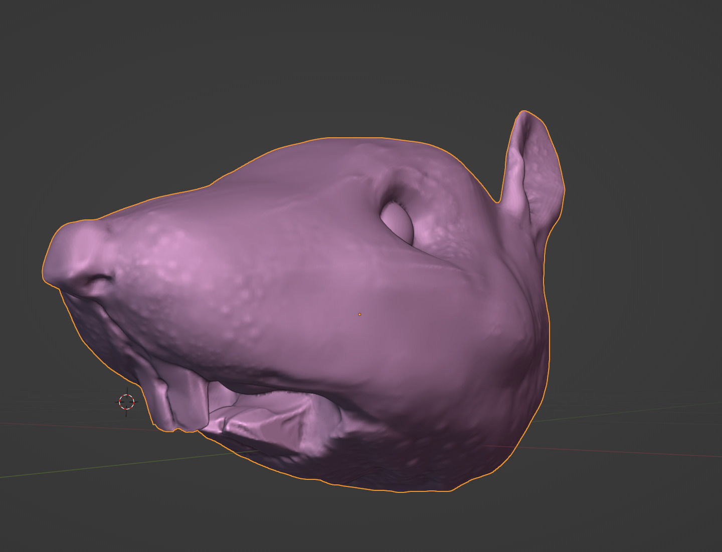 Rat Head 3D Model - Free High-Poly Sculpt Free 3D model_8