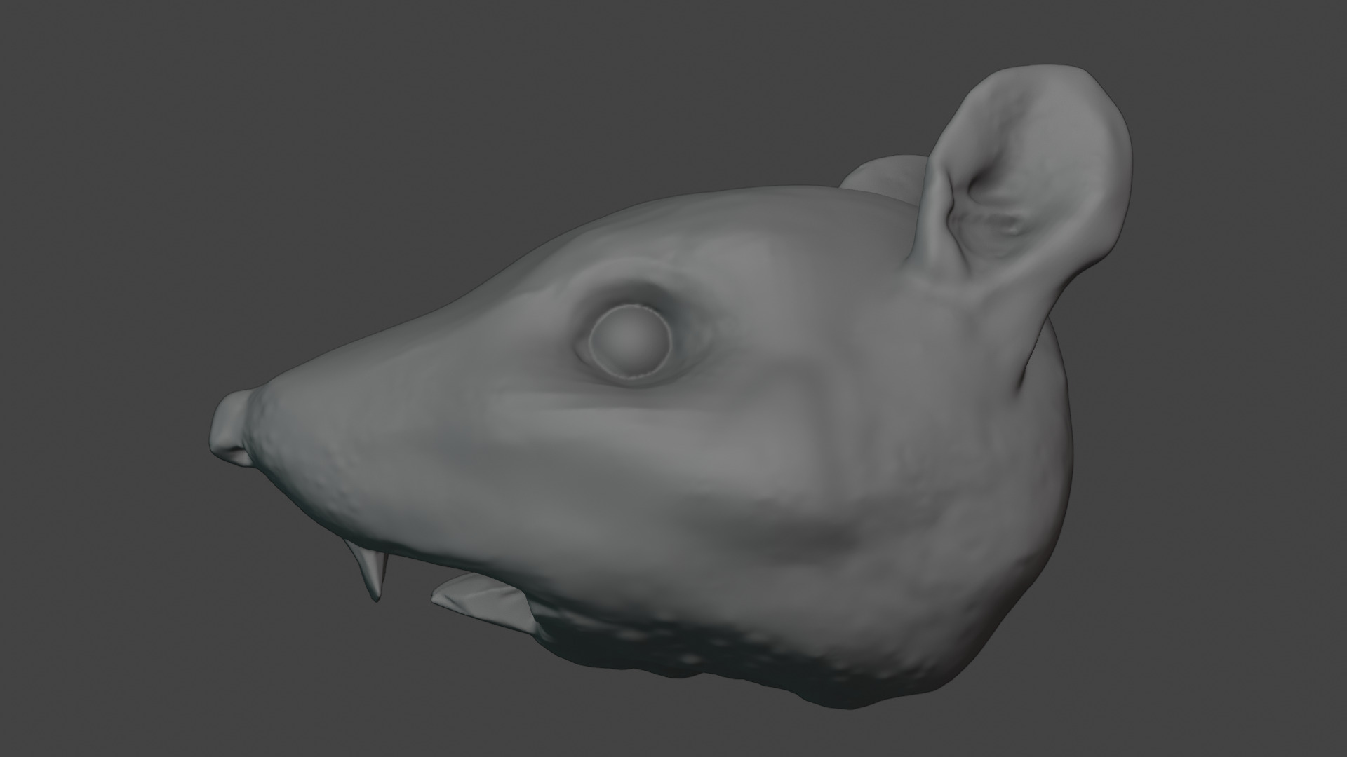 Rat Head 3D Model - Free High-Poly Sculpt Free 3D model_5
