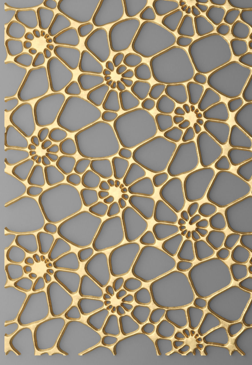 Panel lattice grille 3D 27 3D model_2