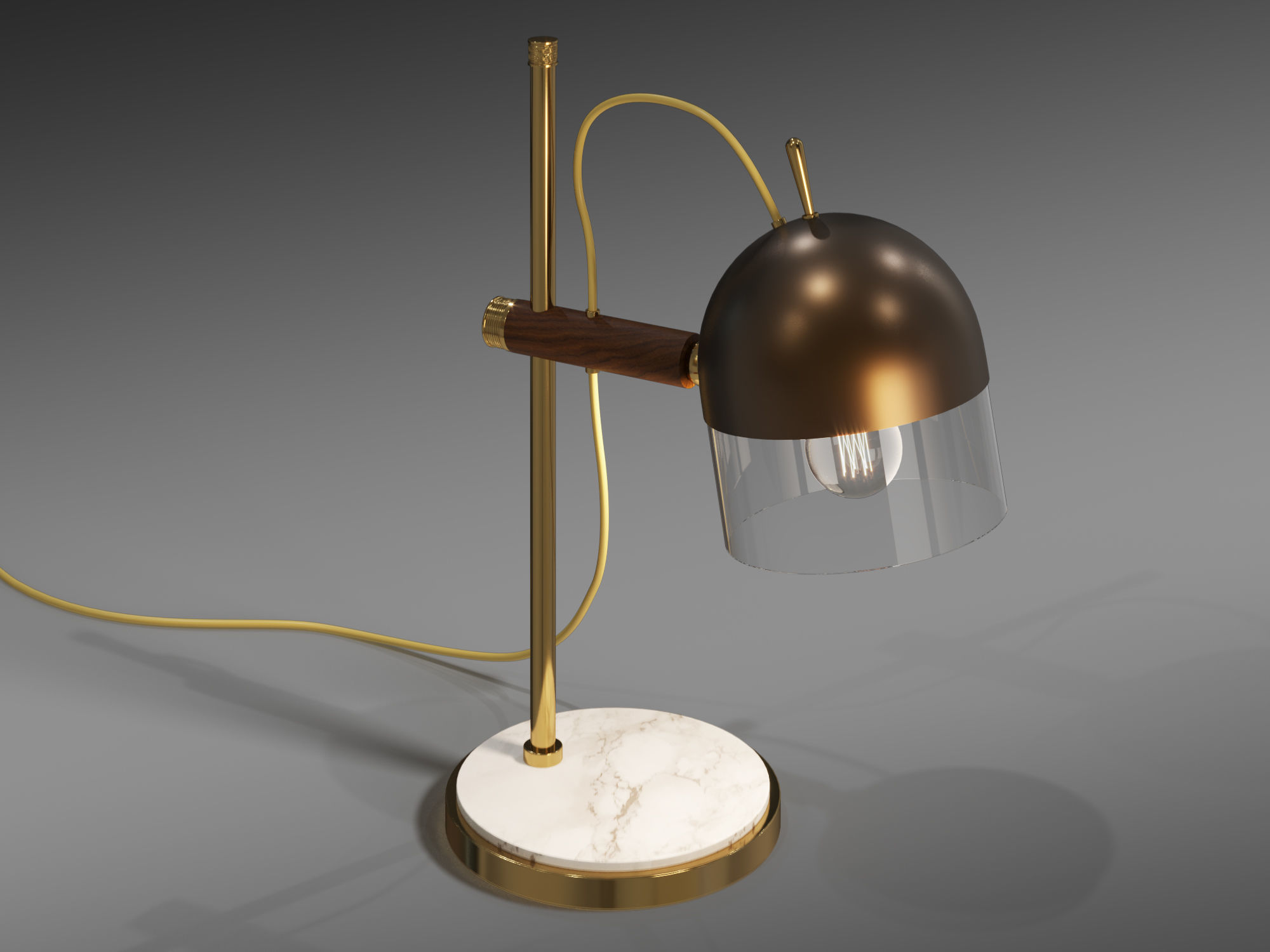 Dave Table Lamp 3D model_2