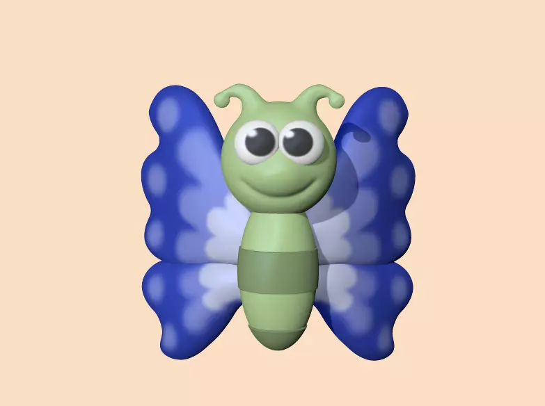 Butterfly 3D print model