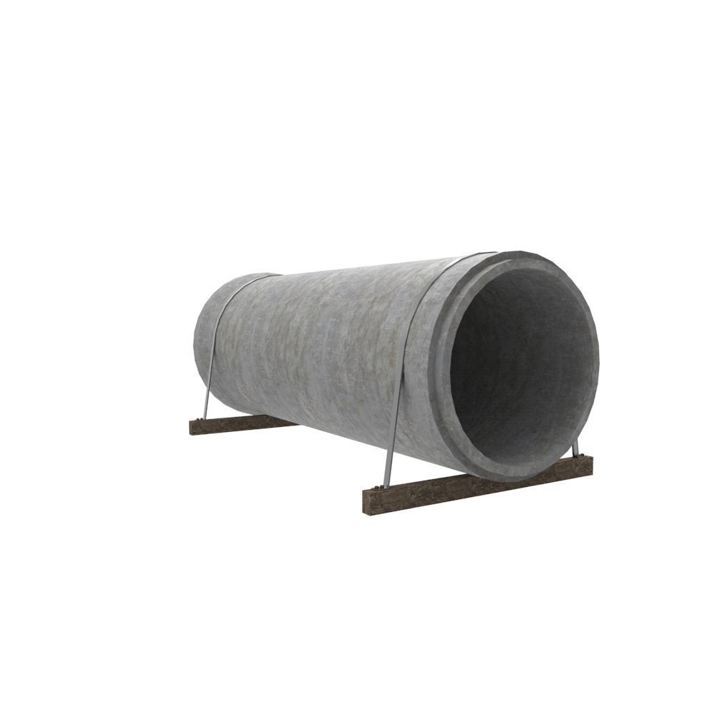Concrete Tube 3D Model Game ready .fbx .ma .mb - CGTrader.com