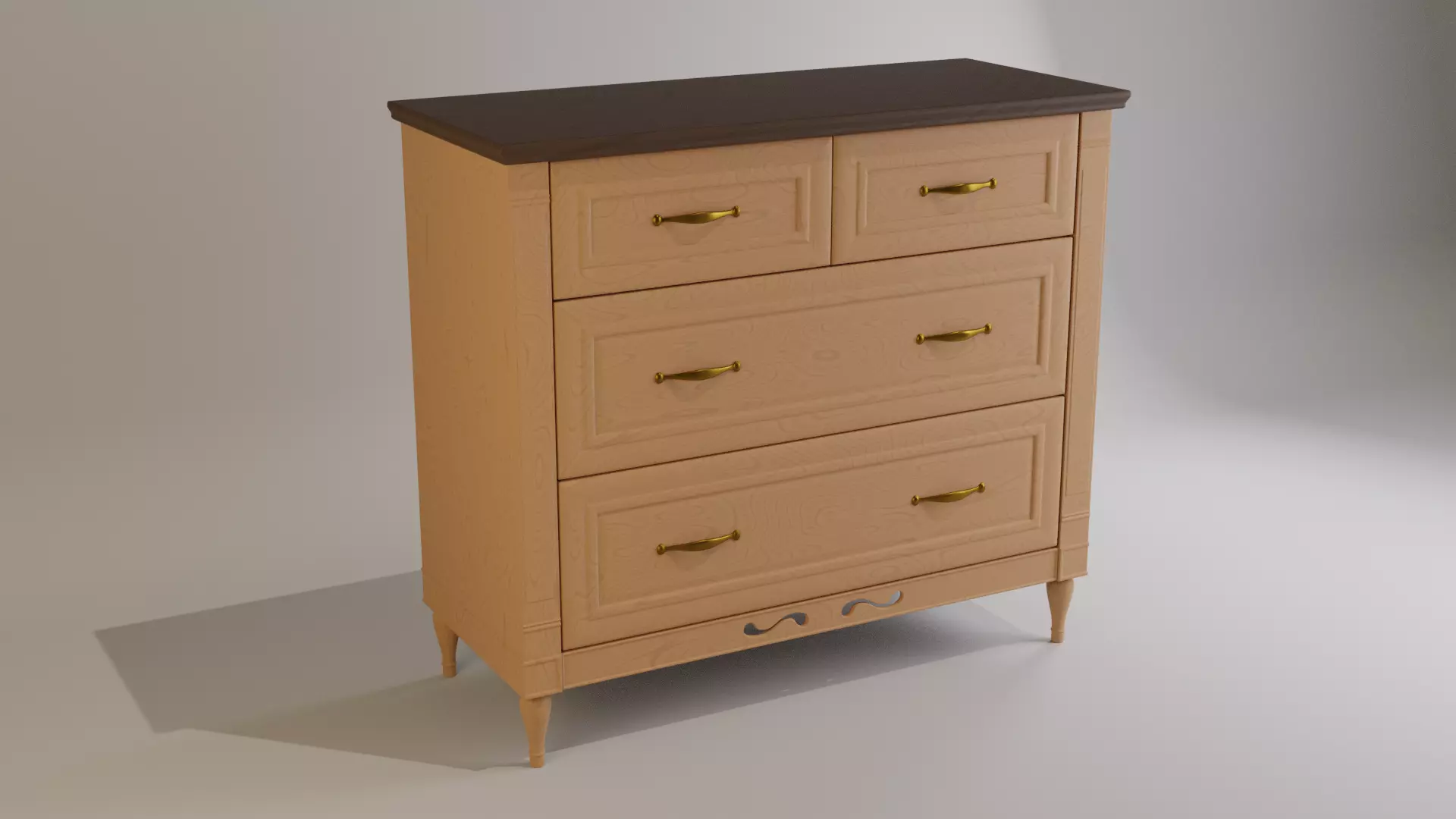 Chest of drawers Free 3D model_0