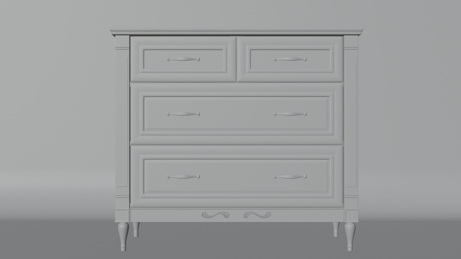 Chest of drawers Free 3D model_2