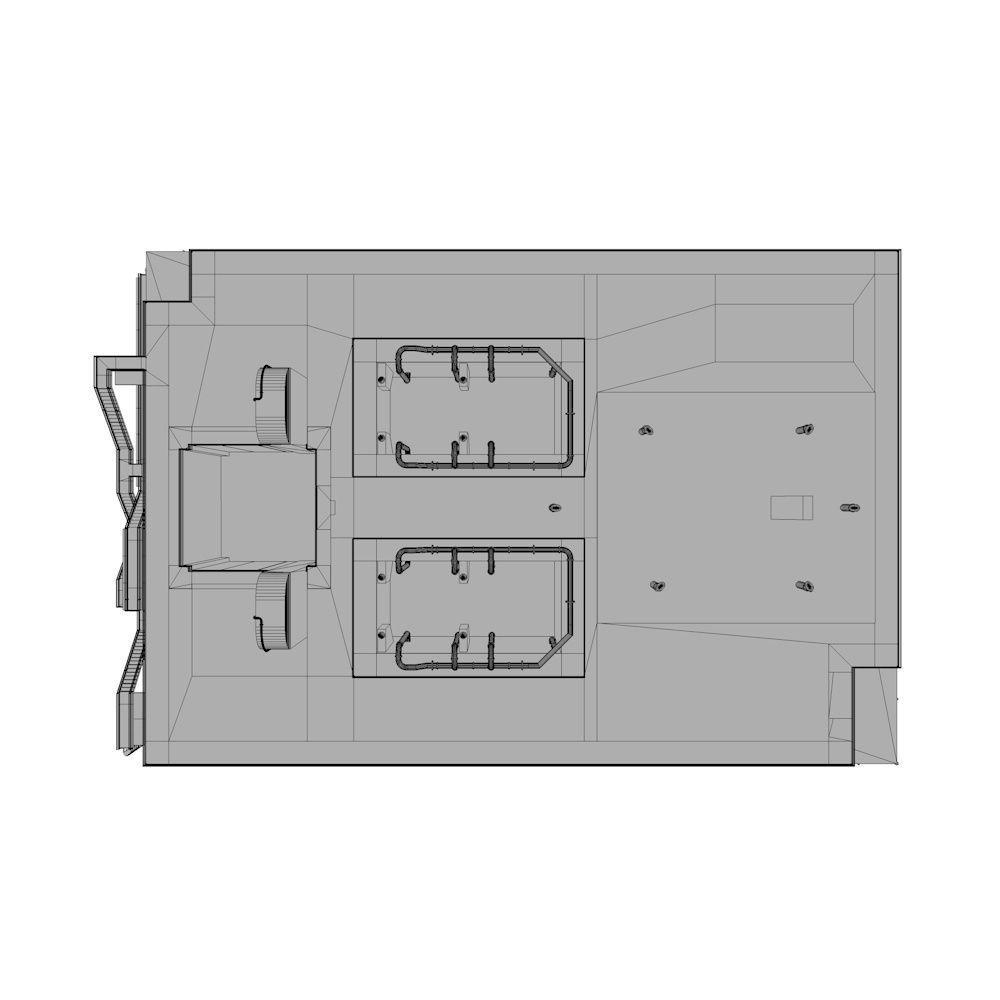 Nasa Crawler Low-poly 3D model_8
