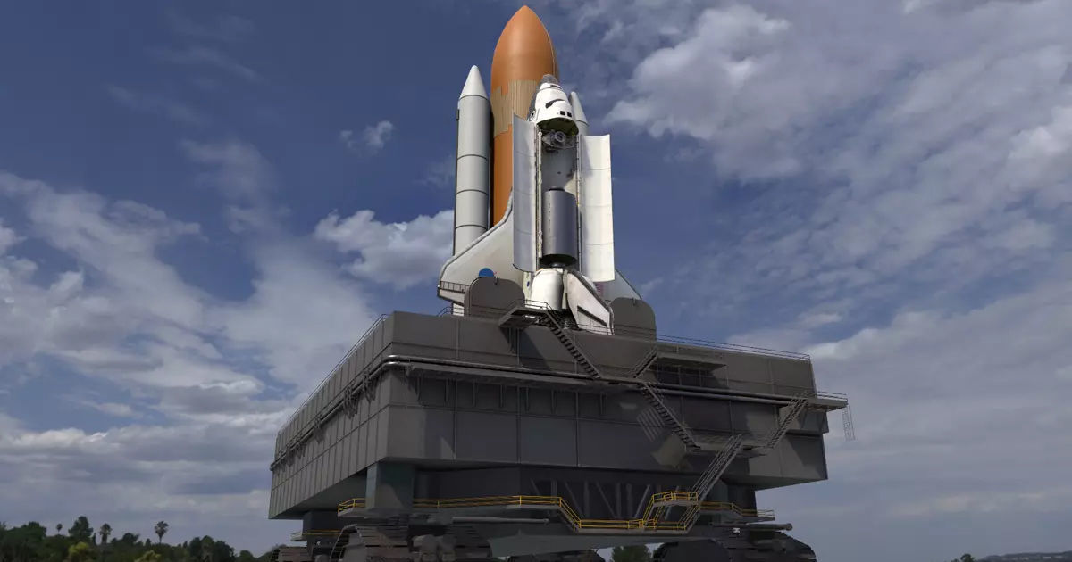 Launch Pad Low-poly 3D model_6