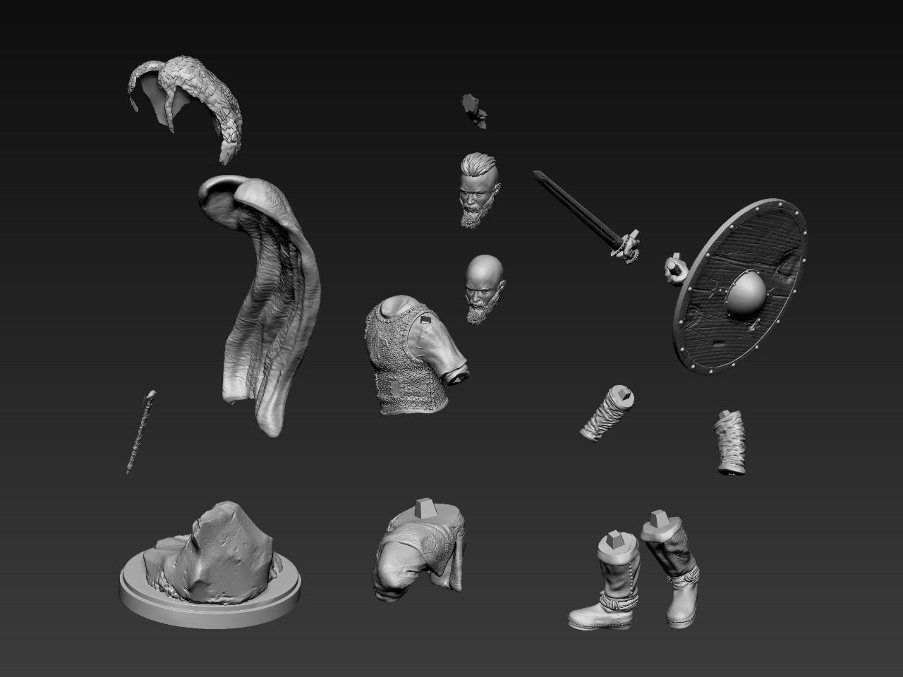 RAGNAR LOTHBROCK 3D print model_7