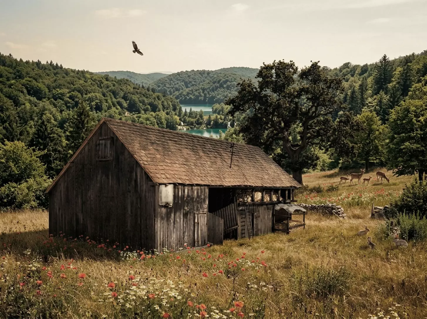 Old Shack 3DS max PBR Low-poly 3D model