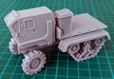 Garbage Truck - 28mm Sci-Fi 3D print model_4