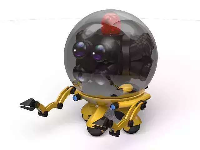 security robot 3D model