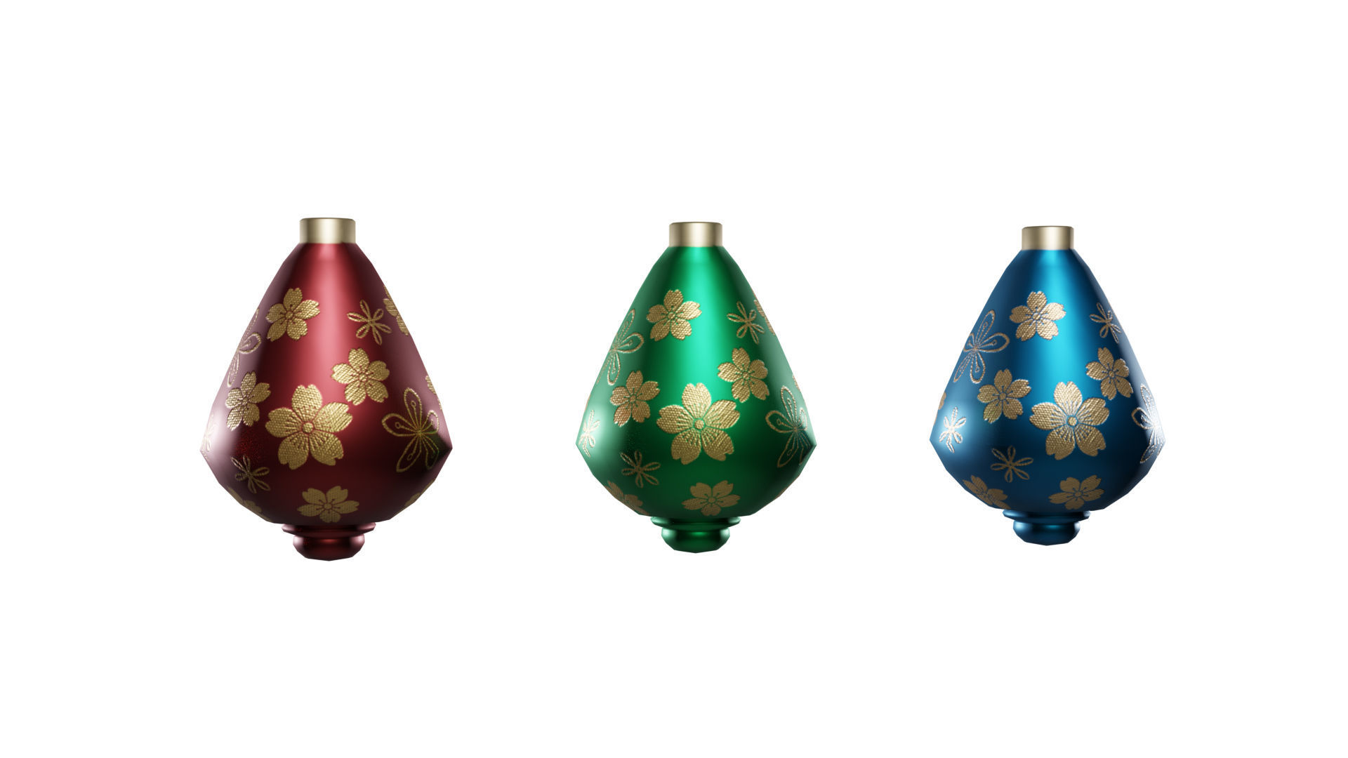 Christmas Decoration  Free low-poly 3D model_2